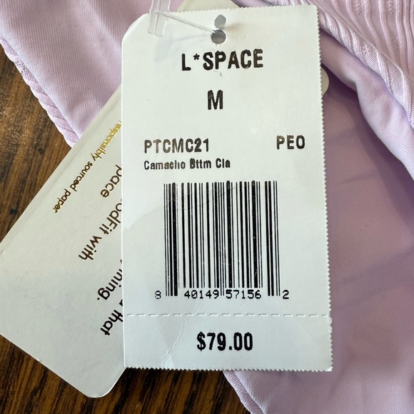 L*Space Camacho Bikini Bottom – Peony NWT - Picture 4 of 6